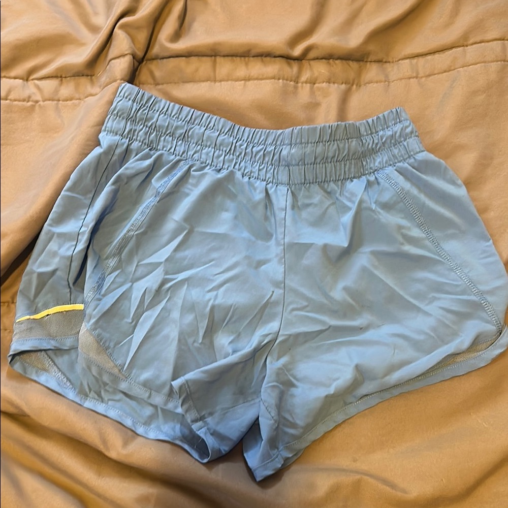 Athletic Works Blue Athletic Shorts Moisture-Wicking Elastic Waistband